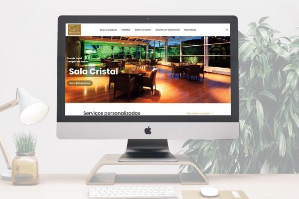 Desenvolvimento de site Grande Hotel Eventos