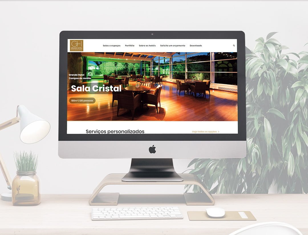 Desenvolvimento de site Grande Hotel Eventos