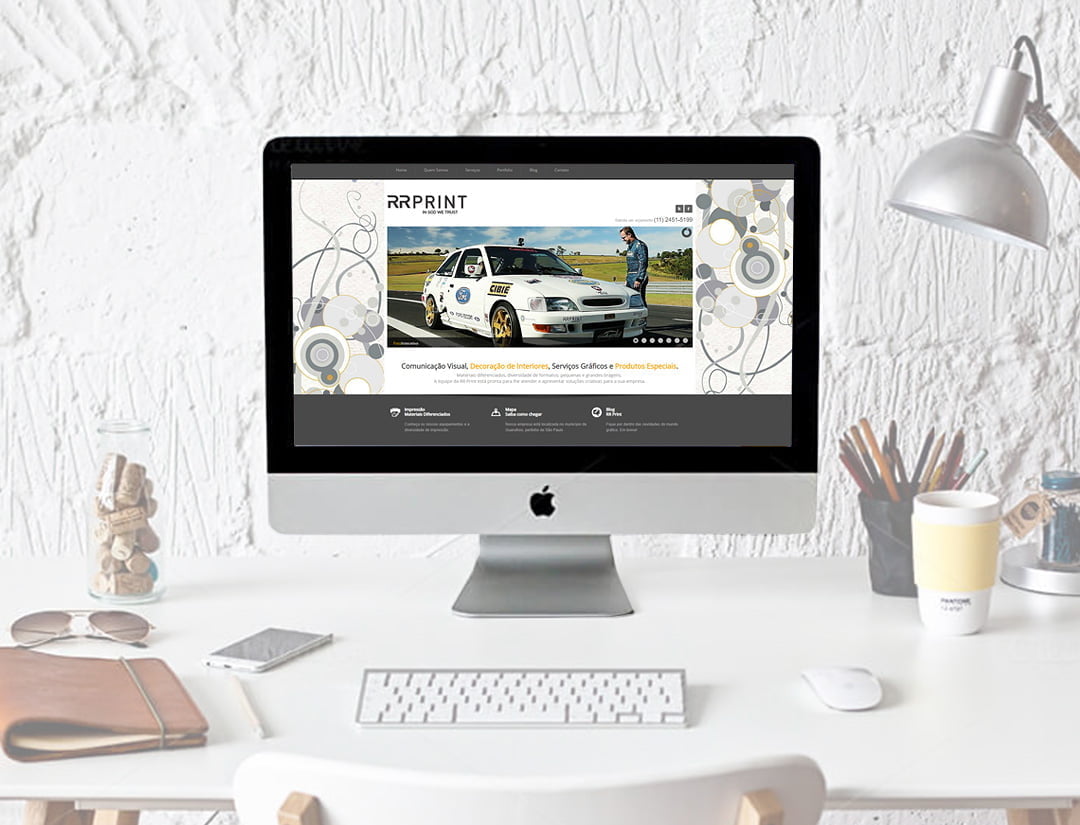 Desenvolvimento de site - Gráfica RR Print