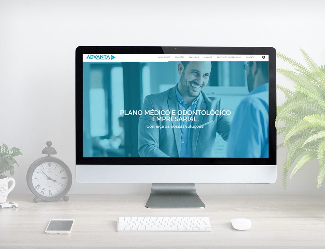 Desenvolvimento de site Advanta Corretora de Seguros