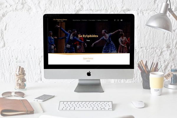 Desenvolvimentod e site Cia Paulista de Dança
