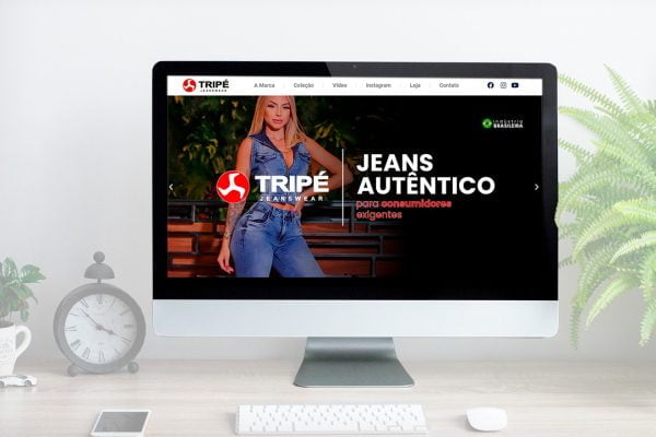 Desenvolvimentod e site tripé jeans
