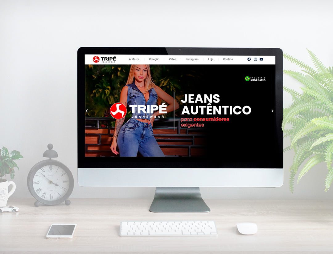 Desenvolvimentod e site tripé jeans