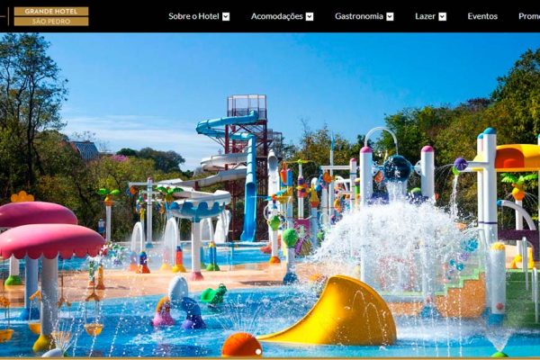 Criação de Site para o Grande Hotel São Pedro